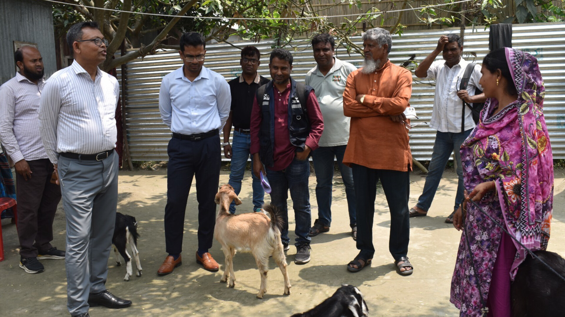 বেলকুচির বড়ধুলে এমএমএস–ইডিআরসি প্রকল্প এলাকা পরিদর্শন, কর্মকর্তাদের প্রশংসা